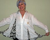 Crisp White Upcycled Bobby Shirt