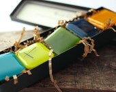 Fused Glass Magnets - Spring Days