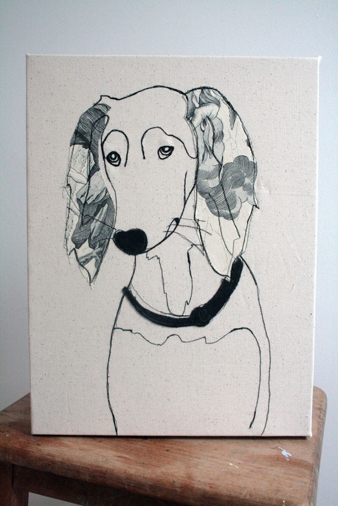 Saluki Dog Illustration