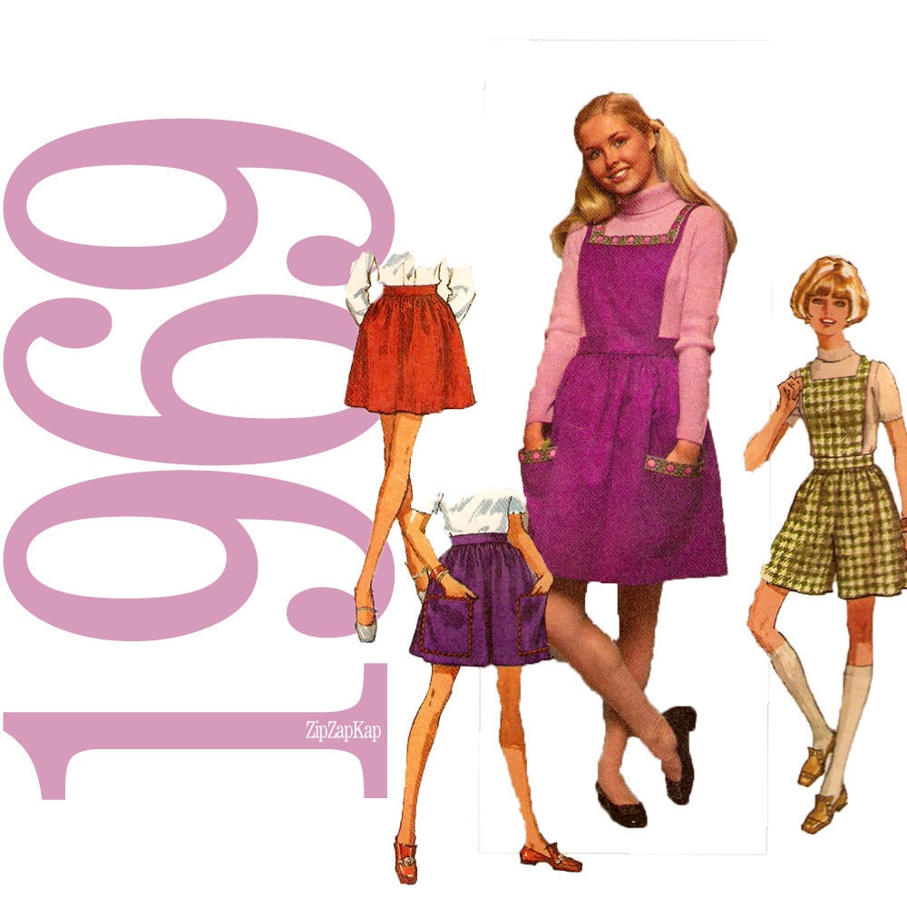 60s Playsuit Vintage Pattern Simplicity 8362
