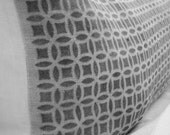 Linen Pillow Black Grey White