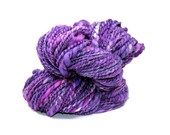 Very Violet Handspun Merino & Silk Yarn 107g
