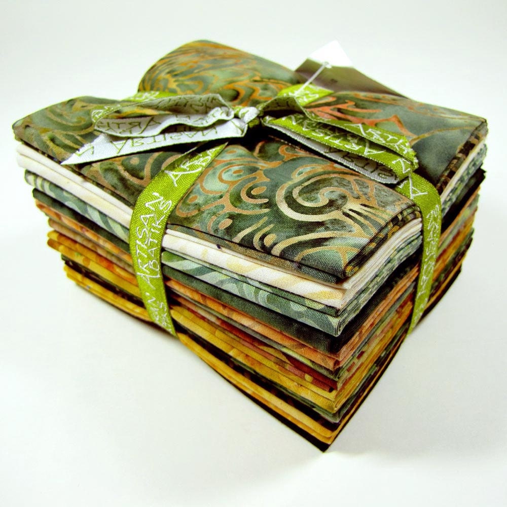 Artisan Batiks Rivoli Robert Kaufman Fat Quarter Bundle 12 Pieces
