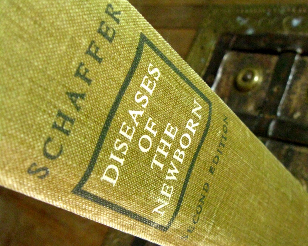 Diseases of the Newborn - Alexander Schaffer - Second Edition - 1960s medical reference book