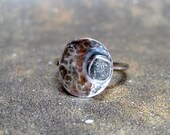 Modern Rough Diamond Solitaire and 925 Sterling Silver Ring -  Artisan Jewellery - Handmade and Designed by A Second Time