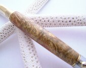 Handcrafted Xylia Lace Burl Electra Rollerball Wooden Ink Pen Free Shipping
