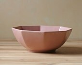 vintage Fitz & Floyd pink serving bowl