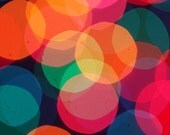 Abstract Photograph - rainbow colorful tangerine tangodecor red orange blue purple 8x10