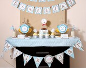 Special Price - Blue Milk & Cookies Birthday Party Package Personalized FULL Collection Set - PRINTABLE DIY - PS812x Il_170x135