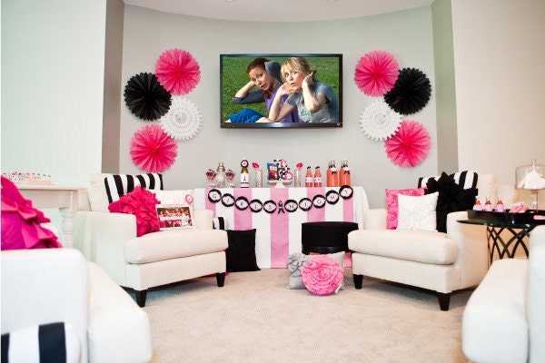 Exclusive BRIDESMAIDS GIRLS NIGHT In Party Printable Decor Set - Parisian Party Printables - As seen with Bridesmaids Movie Promo at Target
