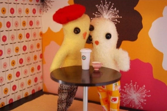 Chicken Art - Chickenpants Limited No. 14 - Coffee, Love and Chickenpants