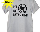SALE - Let The Games Begin Mens/Unisex Shirt SIZE MEDIUM