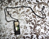 20% OFF Sale Fine Art Photo Jewelry Necklace - Haunted - Original photography - ready to ship - Valentines Day