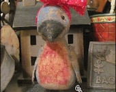 Primitive Country Decor Mini Bonnie Bluebird Doll folk art