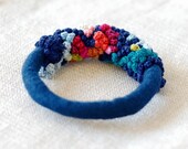 fiber multicolor bangle