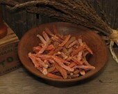 Early Settlers Dried Baby Carrots Colonial Pantry Goods Bowl Filler