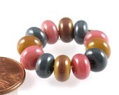 Glass Lampwork Beads sra Winter Sky SPACER SHOP