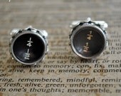 Vintage Typewriter Key Cufflinks