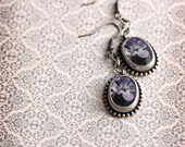 20% OFF Sale Vintage Inspired Jewelry Photo Earrings - Budding Lilacs - original fine art photo