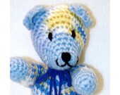 Bear Toy for Baby, Soft and Cuddly, Hand Crocheted Baby Bear, Lots of Giggles, Perfect for Baby Shower Gift, Ready to Ship