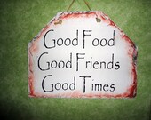 Sign, Food Sign, Friend Sign, Party Sign, Dinner party