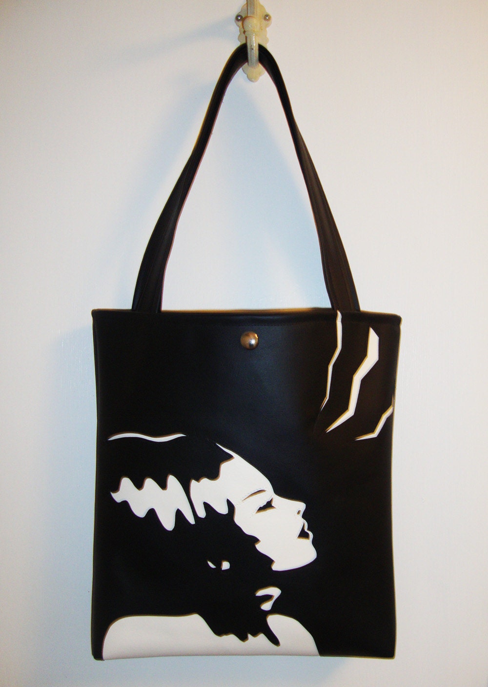 DEADAMORE Bride of Frankenstein tote