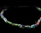 Multicolor 4-sided Rectangular Glass Beads
