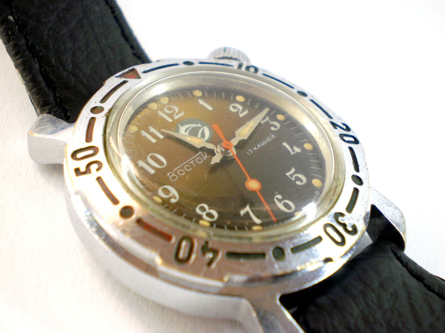 Vintage Wostok mechanical watch from Soviet/Ussr