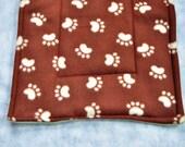 Paw Print Crate Mat, Pet Mat, Pet Bed, Pet Cushion Mat  Girl 19" X 14"