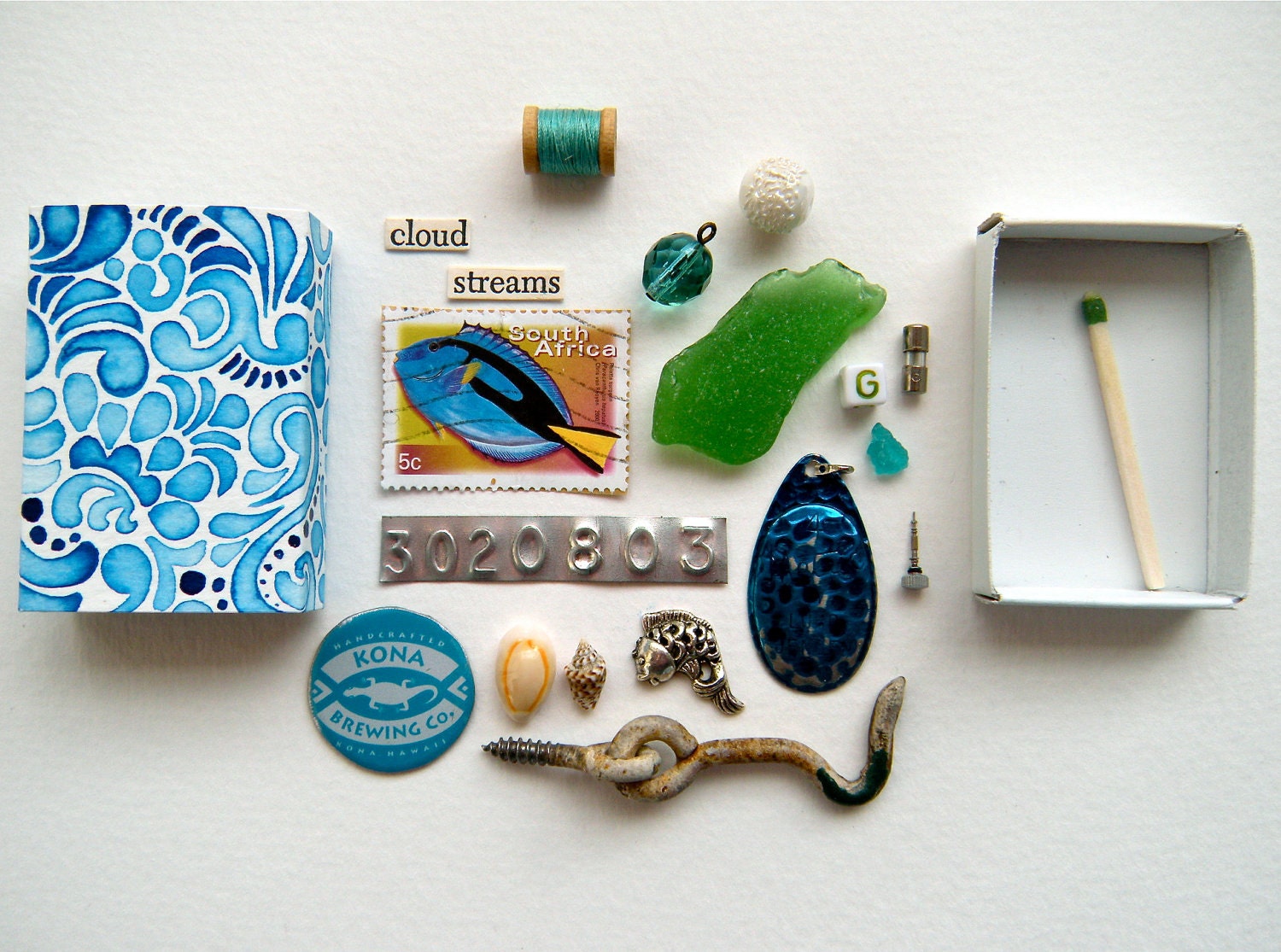 ocean waves  - matchbox treasure
