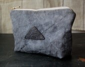 tri zip purse