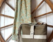 Rustic country  LA LUNE  - French Cotton scarf