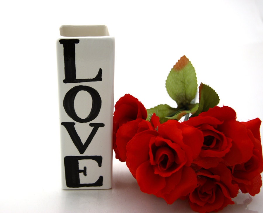 SALE Love Vase Great Gift for Mothers Day