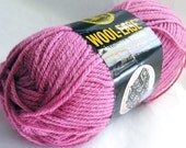 Wool Ease Yarn, Lion Brand, Acrylic Wool Blend, Worsted Weight, Washable, Raspberry Pink