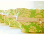 Green bags and purses: Bridesmaid Clutch Wedding black blue Set 6 Party Design Your Own Handmade Pouch Wedding Make Up tagt team