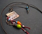 Awaken Pendant  Mixed Metals OOAK