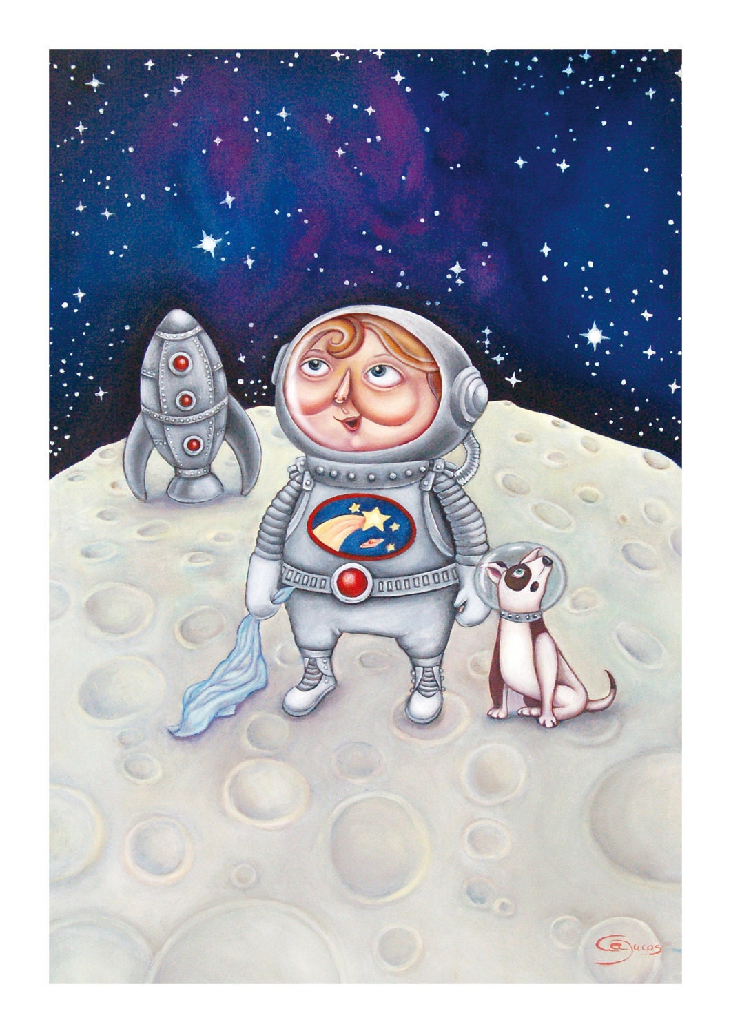 When I Grow Up... I'll Reach for the Stars A5 (6 x 8 in) room decor kids