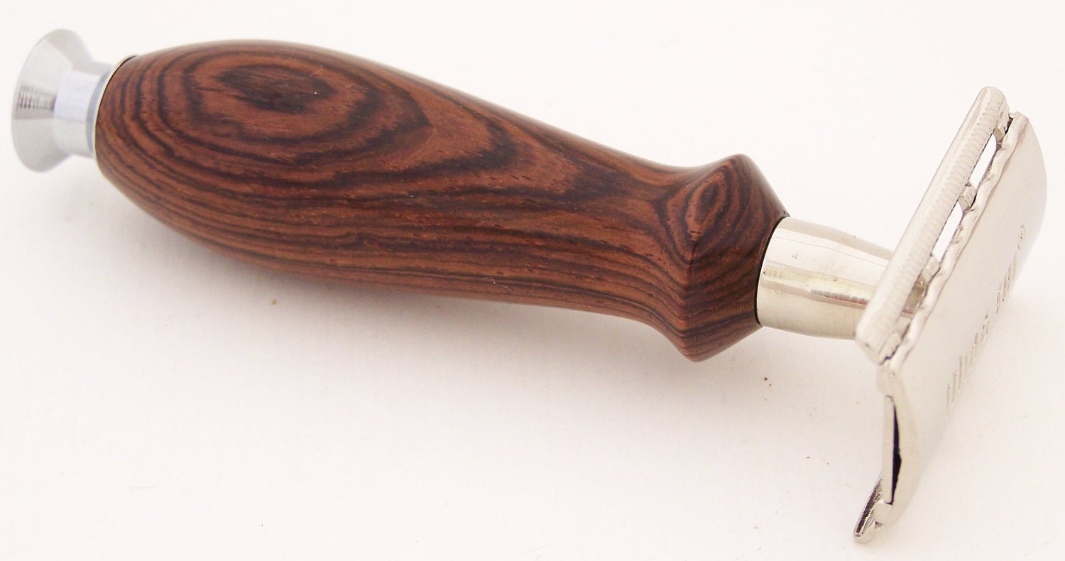 Kingwood DE (Double Edge) Safety Razor Handle (Handmade in USA)