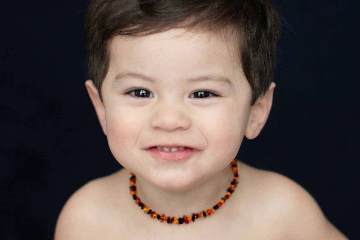 SPECIAL OFFER multicolored Baltic Amber teething necklace for your baby handmade knotted BS17
