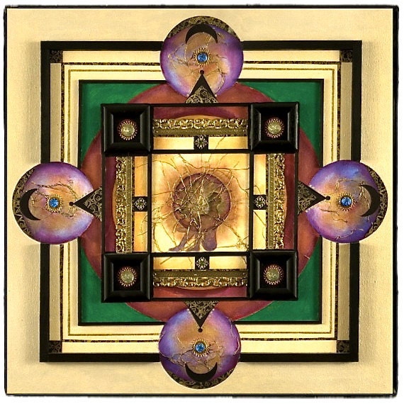 Glicee Print 8.5x11 Mandala Number 30  Perfection