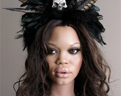 Voodoo Priestess  Witchdoctor: Feathered Headband/Headdress