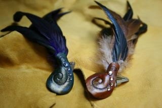 Double Spiral Hair clips