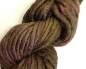Merino Silk Pencil Roving 100 gram Chocolate Brown, Pink, Yellow