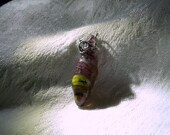 Magic Glass - Glow in the Dark Lampwork Pendant - Glowing Glass Charges in the Sunlight