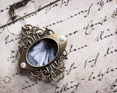 20% OFF Sale Vintage Inspired Jewelry Photo Locket - Inseparable Companions - original fine art photo flower botanical