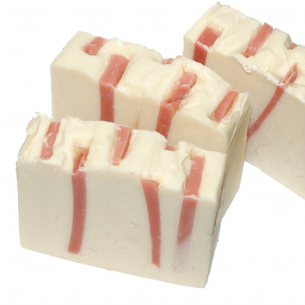 Handmade Bella's Kiss Scented Shea Butter Soap - Cold Process Soap - Perfect Scent for Teen Girls