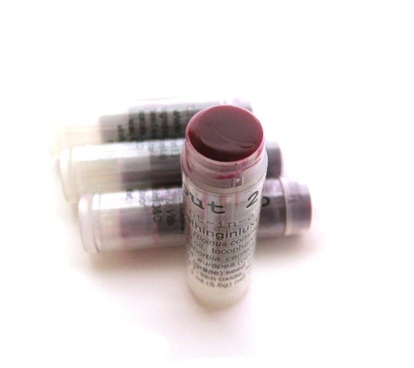 Blackberry Lip Tint Lip Balm - Sheer Coverage Natural looking sunkissed color -  VEGAN Blackberry with a touch of Lime