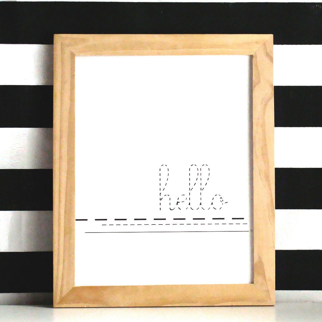 Hello - 8x10 Print