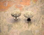 Beach & River Rock Cabinet Knobs - Twin Spots Set