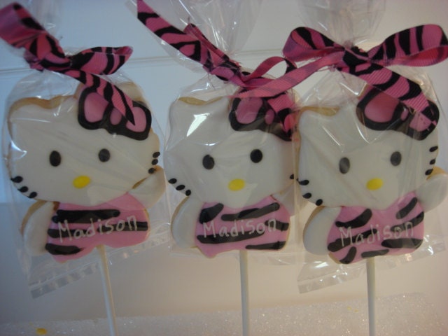 Pretty Cat Shaped - (12) One Dozen Cookies